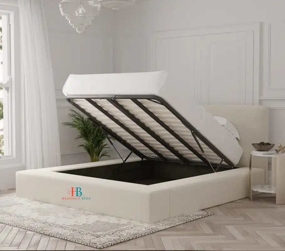 Havana Cushion Upholstered Ambassador Bed Frame - USA - Heavenlybeds