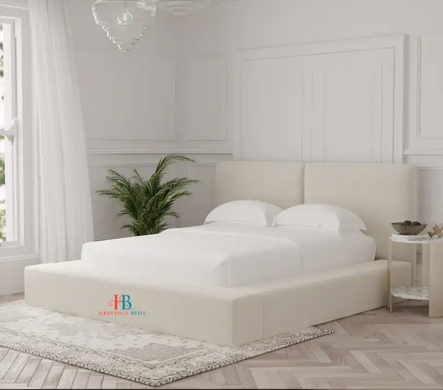 Havana Cushion Upholstered Ambassador Bed Frame - USA - Heavenlybeds
