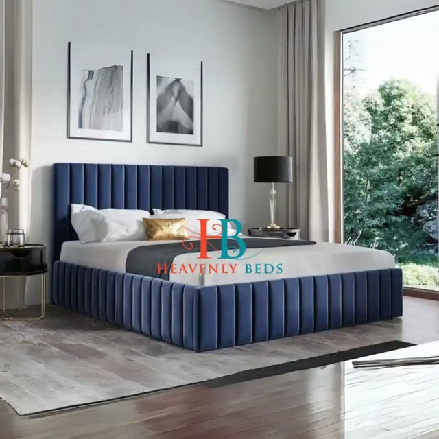 Penny Full Panelled Bed Frame - USA - Heavenlybeds